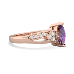 Amethyst Royal Marquise 14K Rose Gold ring R2343