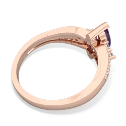 Amethyst Royal Marquise 14K Rose Gold ring R2343