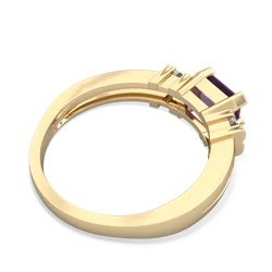 amethyst modern rings