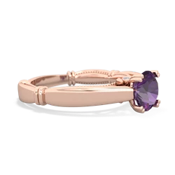 Amethyst Renaissance 14K Rose Gold ring R27806RD