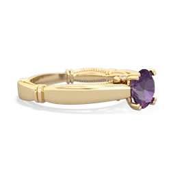 Amethyst Renaissance 14K Yellow Gold ring R27806RD