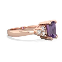 Amethyst Timeless Classic 14K Rose Gold ring R2591