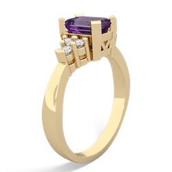 Amethyst Timeless Classic 14K Yellow Gold ring R2591