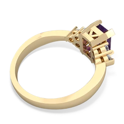Amethyst Timeless Classic 14K Yellow Gold ring R2591