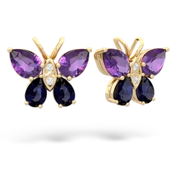 matching earrings - Butterfly