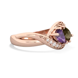 Amethyst Summer Winds 14K Rose Gold ring R5342