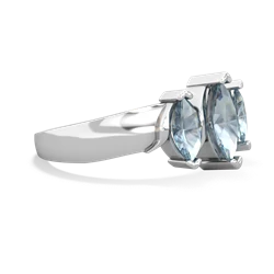 Alexandrite Three Peeks 14K White Gold ring R2433