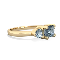 Tanzanite Three Stone 14K Yellow Gold ring R5235