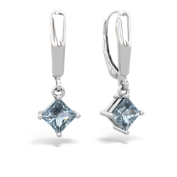 matching earrings - 6mm Princess Lever Back