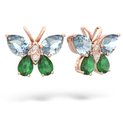 matching earrings - Butterfly