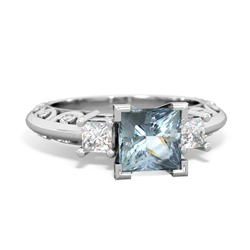 similar item - Art Deco Diamond Engagement 6mm Princess