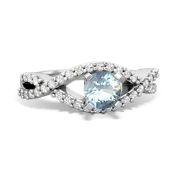 matching engagment rings - Diamond Twist 5mm Round Engagment 