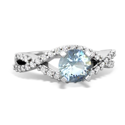 matching engagment rings - Diamond Twist 6mm Round Engagment 