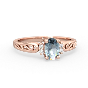 matching rings - Filligree Scroll Oval