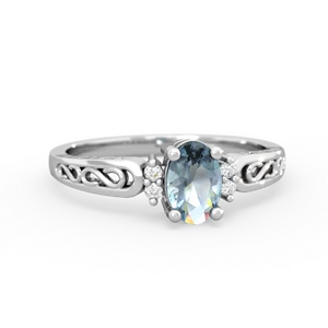 matching rings - Filligree Scroll Oval