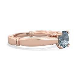 Aquamarine Renaissance 14K Rose Gold ring R27806RD