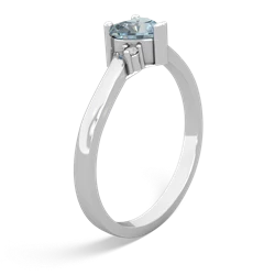 aquamarine petite rings
