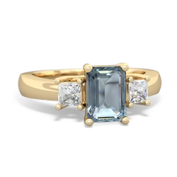 similar item - Diamond Three Stone Emerald-cut Trellis