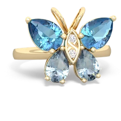 matching rings - Butterfly