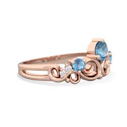 Opal Crown Keepsake 14K Rose Gold ring R5740