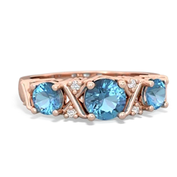 Opal Hugs And Kisses 14K Rose Gold ring R5016