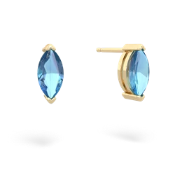 matching earrings - 8x4mm Marquise Stud