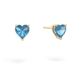 matching earrings - 5mm Heart Stud