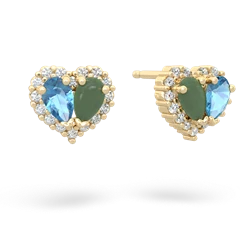 matching earrings - Halo