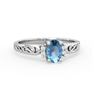 matching rings - Filligree Scroll Oval