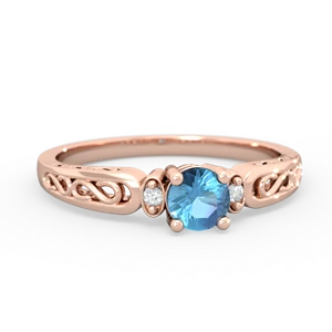 similar item - Filligree Scroll Round