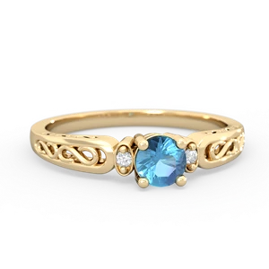 matching rings - Filligree Scroll Round