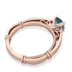 Blue Topaz Renaissance 14K Rose Gold ring R27806RD