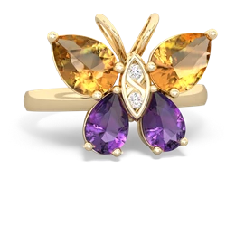 matching rings - Butterfly