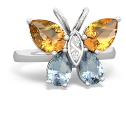 matching rings - Butterfly