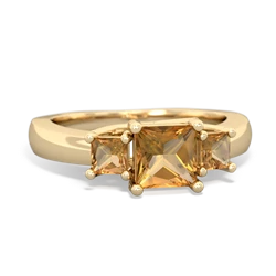 Onyx Three Stone Trellis 14K Yellow Gold ring R4015