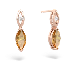 matching earrings - Marquise Drop