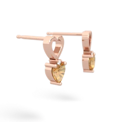 citrine art_deco earrings