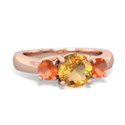 matching rings - Three Stone Round Trellis