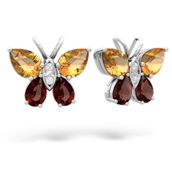 matching earrings - Butterfly