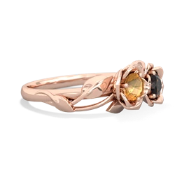 Citrine Rose Garden 14K Rose Gold ring R5510