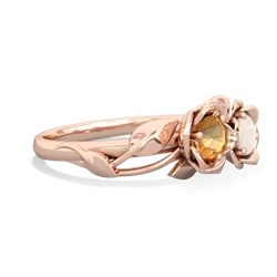 Citrine Rose Garden 14K Rose Gold ring R5510