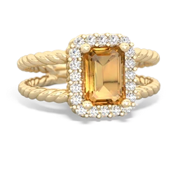 citrine couture rings