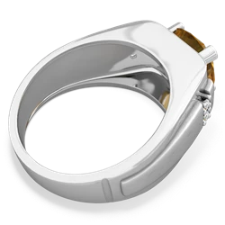 Thumbnail for Citrine Men's 14K White Gold ring R1822 - front view