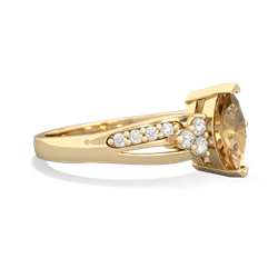 Citrine Royal Marquise 14K Yellow Gold ring R2343