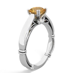 citrine antique rings