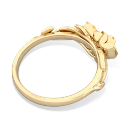 Citrine Rose Garden 14K Yellow Gold ring R5510