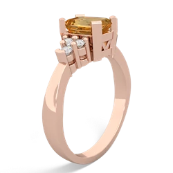 Citrine Timeless Classic 14K Rose Gold ring R2591