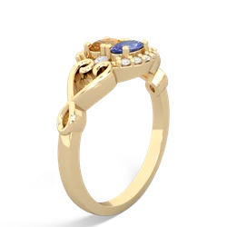 Citrine Love Nest 14K Yellow Gold ring R5860