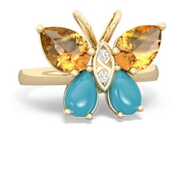 matching rings - Butterfly