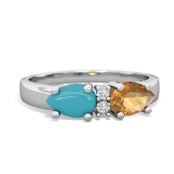 matching rings - Pear Bowtie